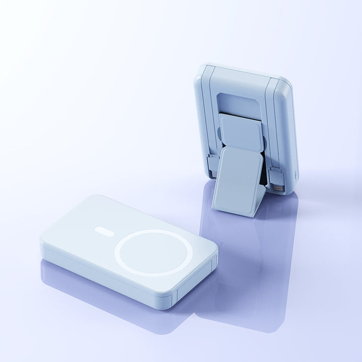 Magnetisk powerbank med hurtig Qi-ladeteknologi Skanto
