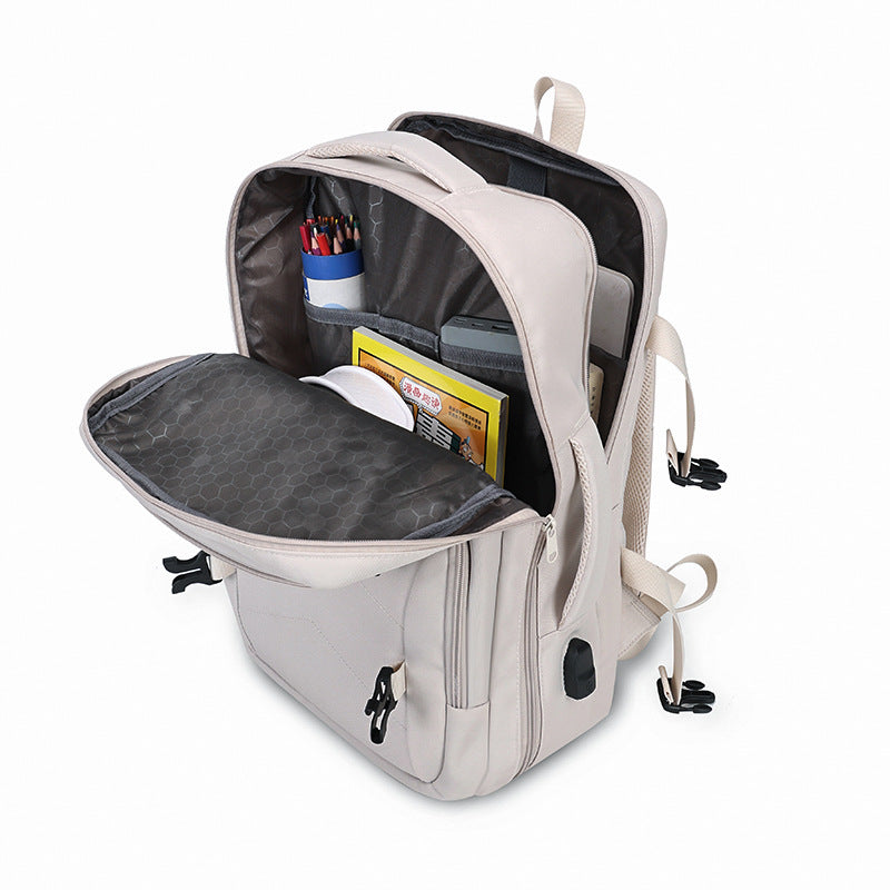 Allsidig ryggsekk med ergonomisk design og funksjonelle rom Skanto