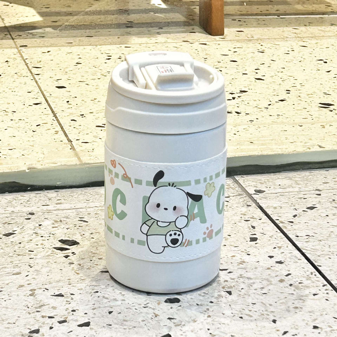 Damen Isolierflasche mit sicherem Klappverschluss und charmantem Tiermotiv Skanto