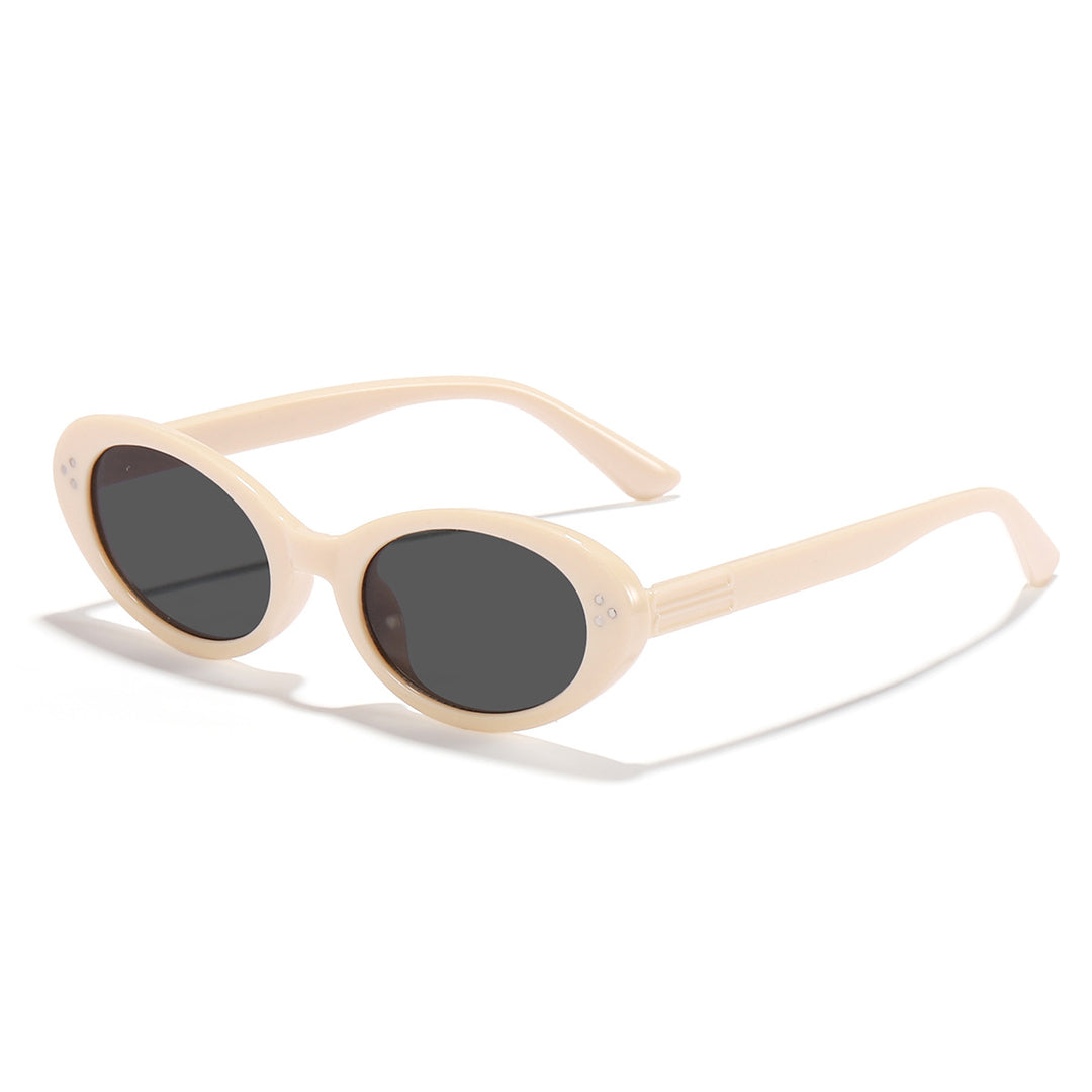 Dame moter solbrille med elegant, oval design Skanto