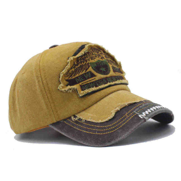 Herre slitt denim caps Skanto