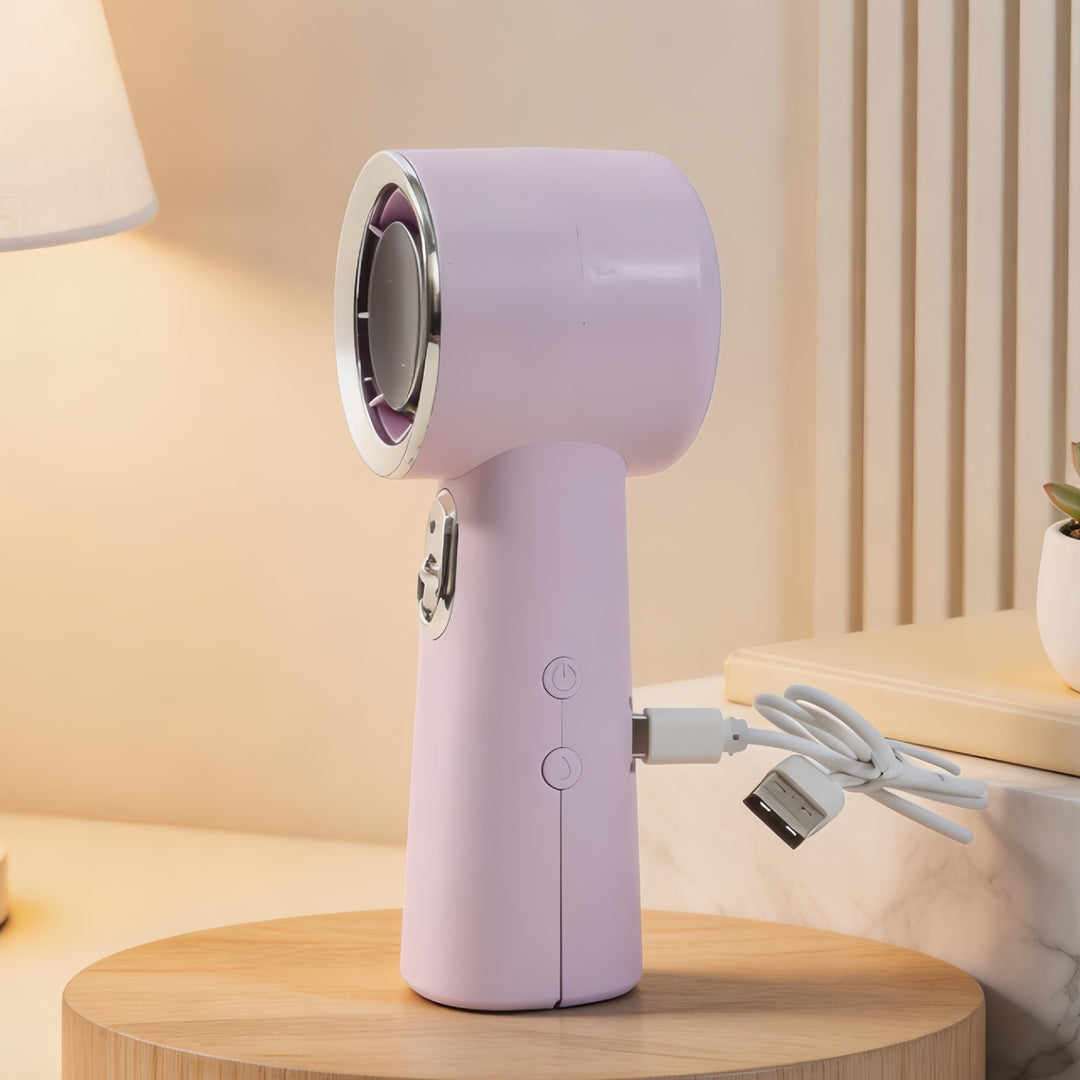 Dame Bærbar Mini-vifte med USB-ladefunksjon Skanto