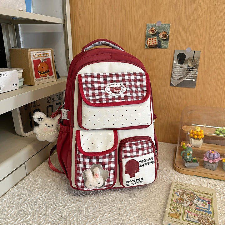 Barns Søte Plush Bunny Skole Rygsekk
