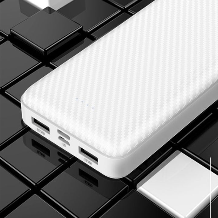 Tynn Powerbank med høykapasitets lade teknologi Skanto