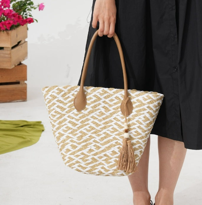 Geometrisk Strand Tote Skanto