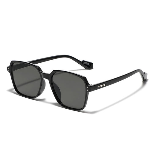 Dame kvadratisk solbrille med moderne plastikkramme og polariserte linser Skanto