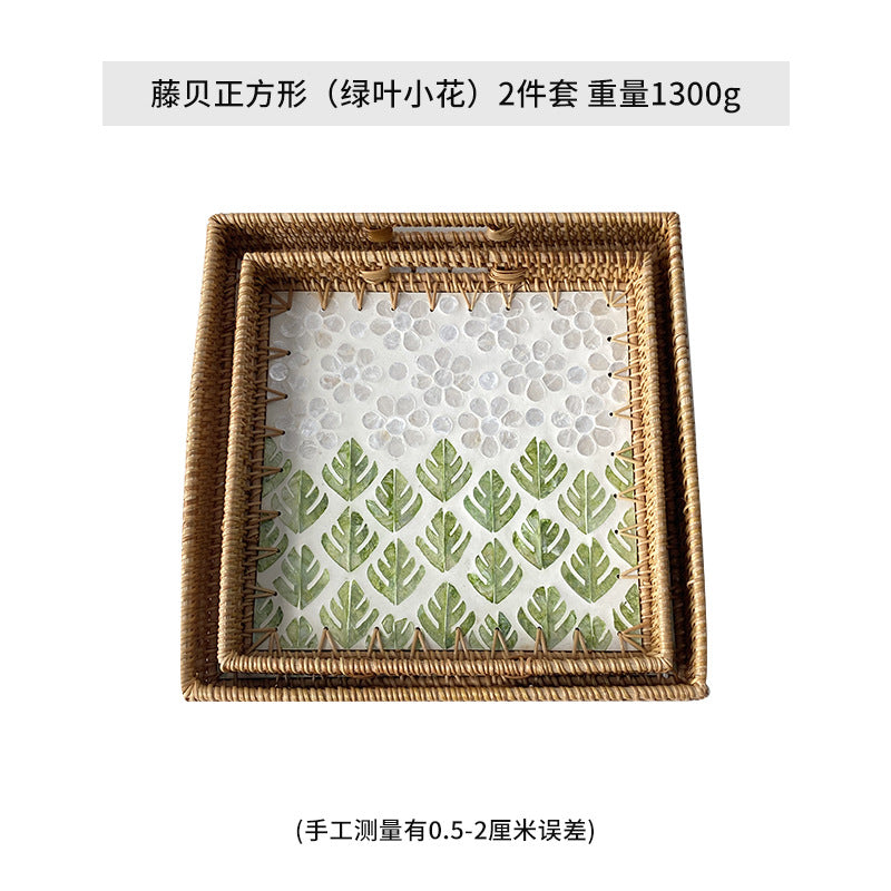 Dame dekorative Mosaikkserveringsfatsett Skanto