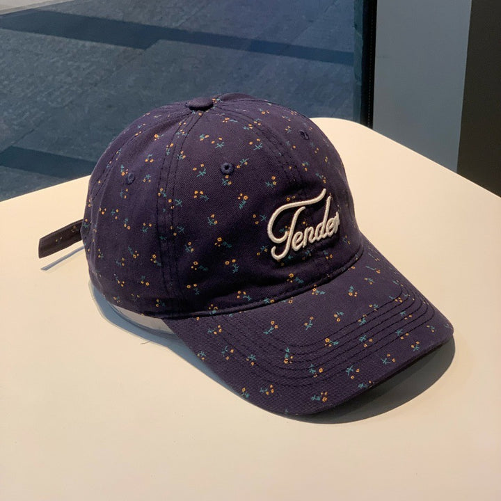 Kvinners Broderte Uformelle Grafiske Baseball Cap Skanto