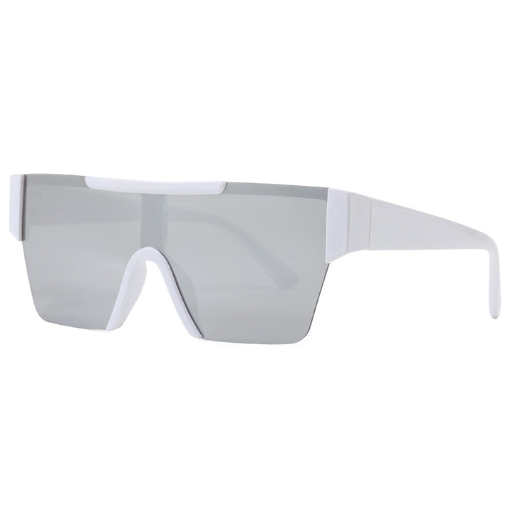 Women's futuristic sports sunglasses with UV protection and wide lens area Skanto
