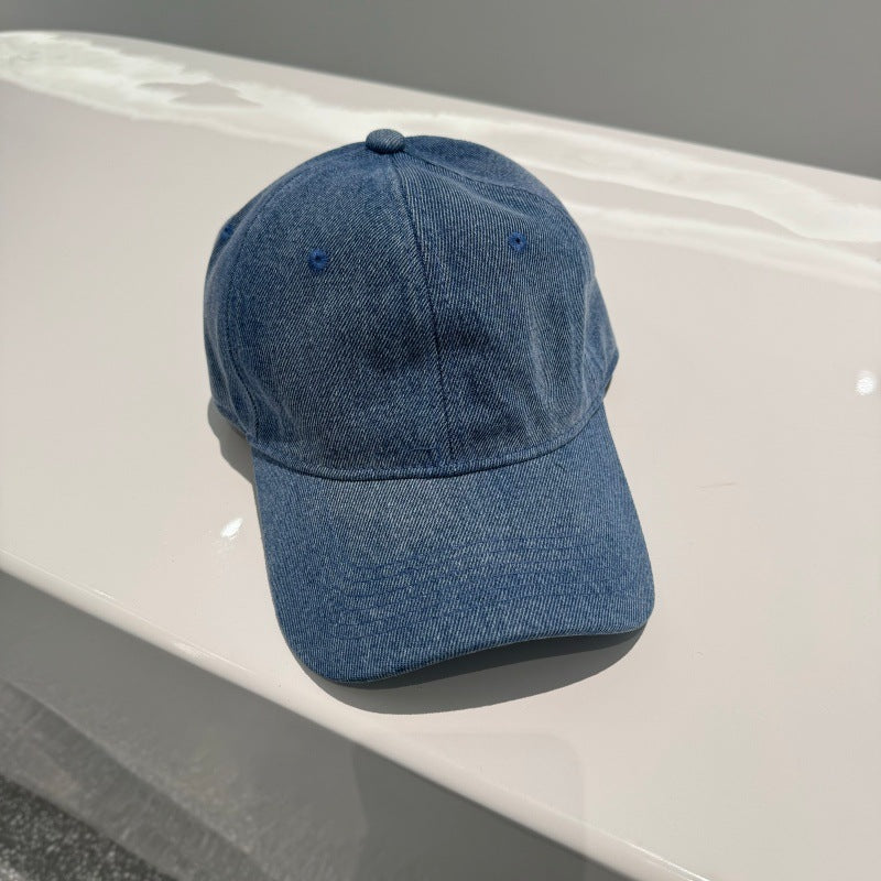 Klassisk justerbar denim baseballcaps for kvinner Skanto