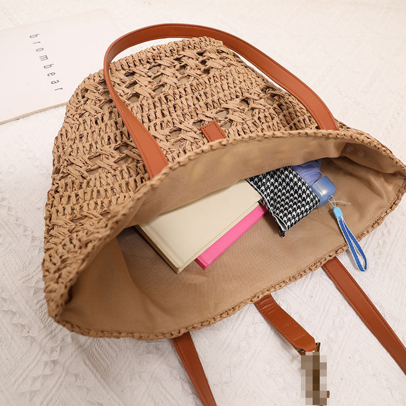 Raffia tote bag Skanto