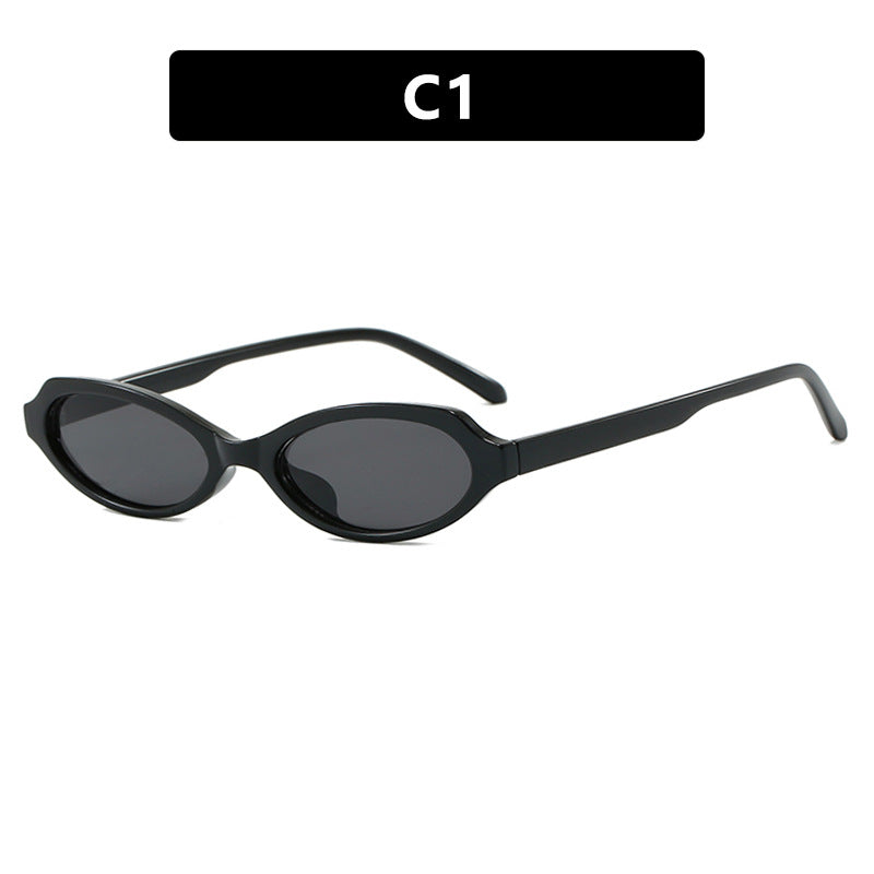 Women's elegant sunglasses in stylish oval design Skanto