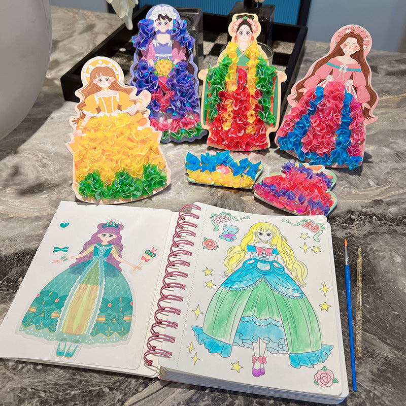 Skanto | Prinsesser Farge- og Håndverksbok