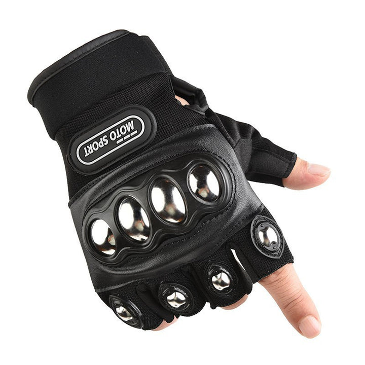 Men's protective gloves with reinforced backhand Skanto