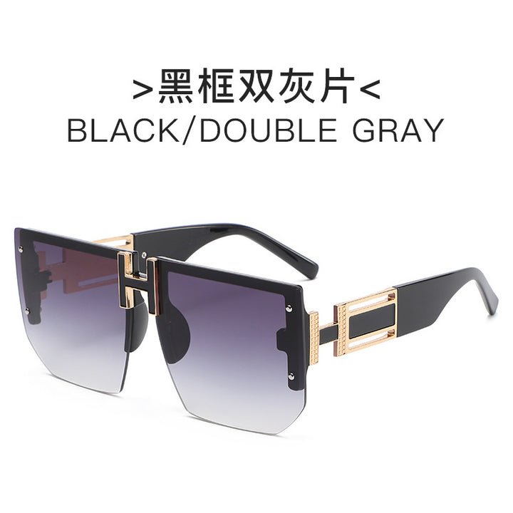 Dame futuristisk kvadrat solbrille Skanto