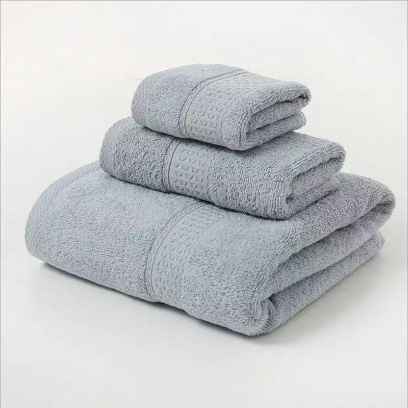 Frotteehåndkle-sett med elegant struktur Skanto