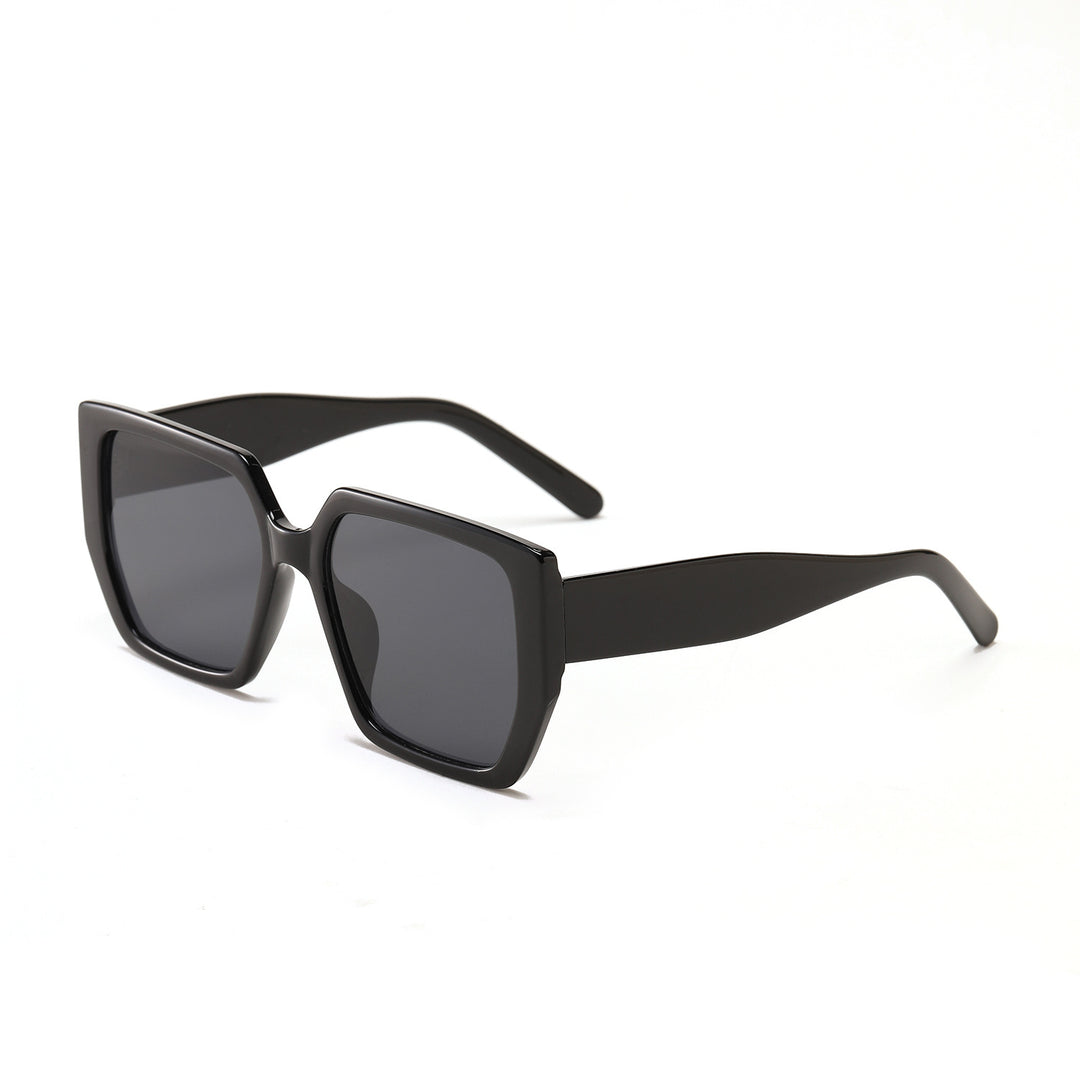Dame kvadratisk solbrille med beskyttende UV-beskyttelse og moderne design Skanto