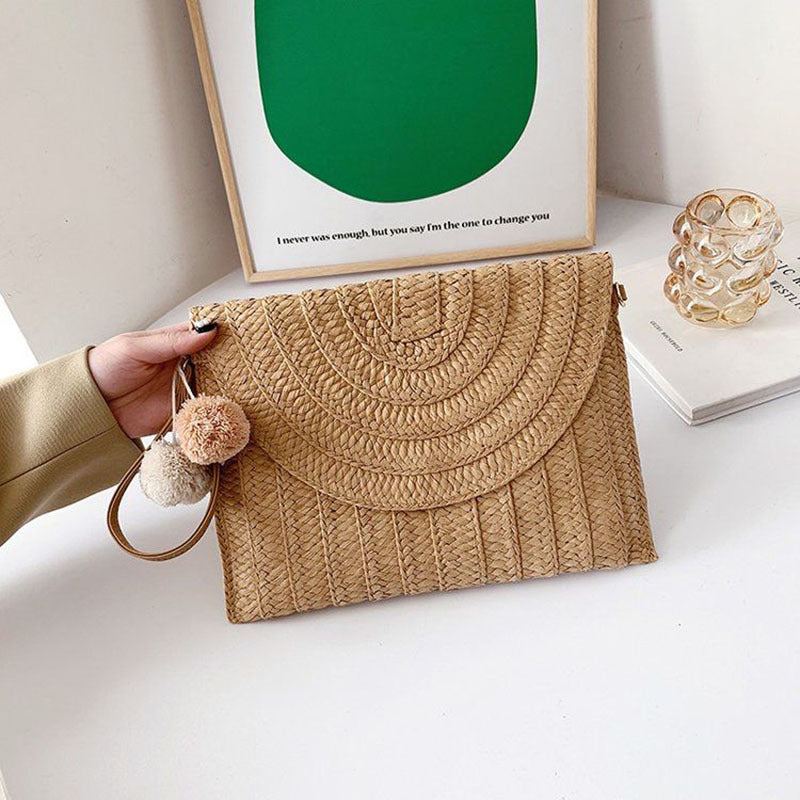 Stylish Handmade Natural Material Clutch Bag Skanto