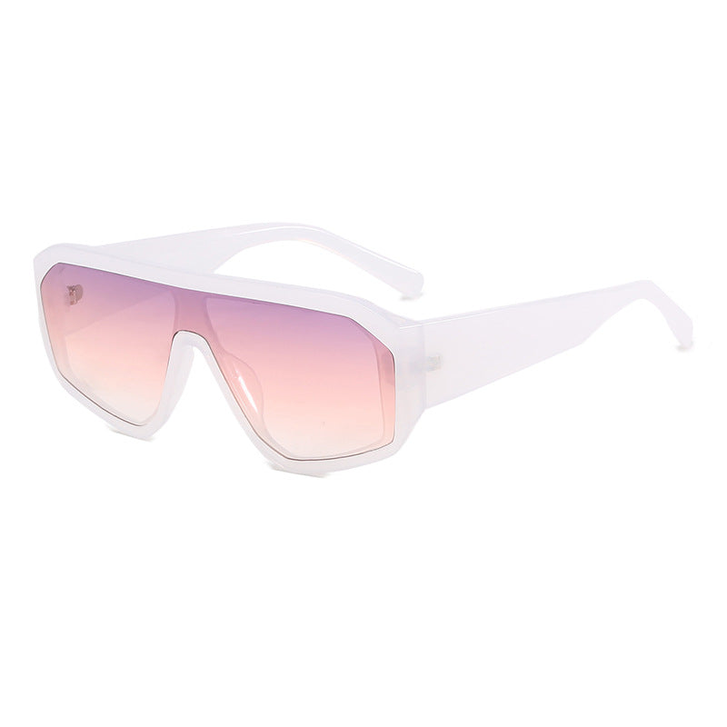 Dame Modiske Oversized-solbriller i futuristisk design Skanto