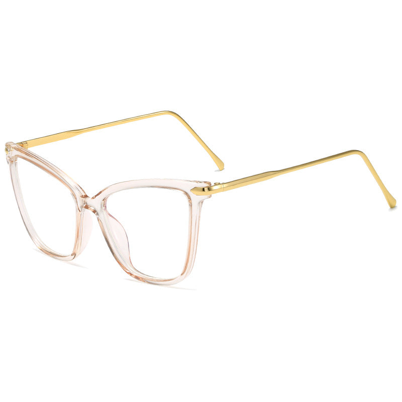 Dame Cat-Eye Briller med filigran metallramme Skanto