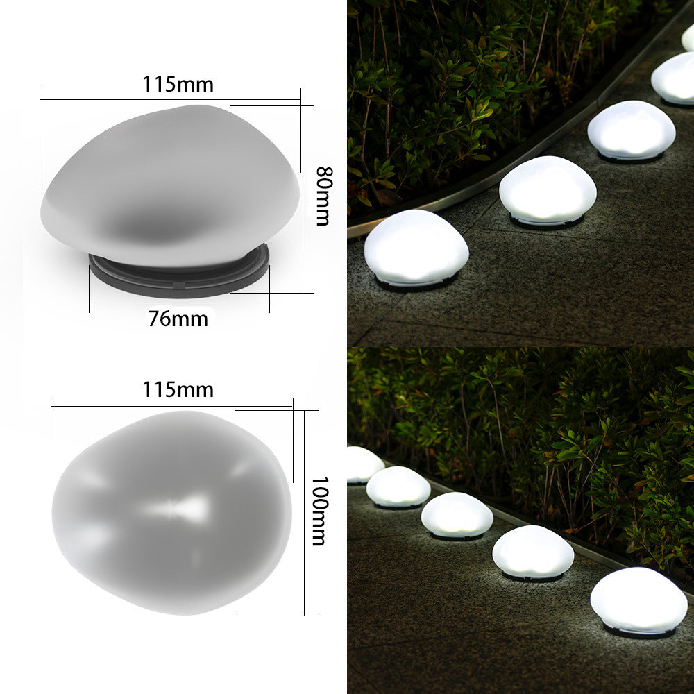 Oppladbare LED Pebble Sti Lys Vanntette Hage Akcent Skanto