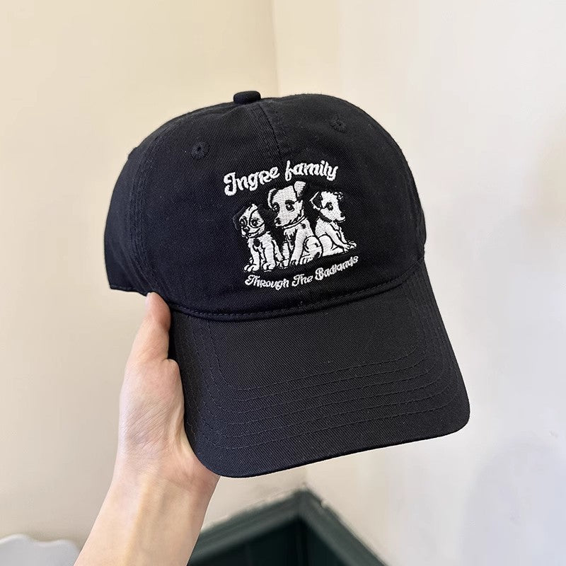 Kvinnenes broderte kjæledyr-tema baseball cap Skanto