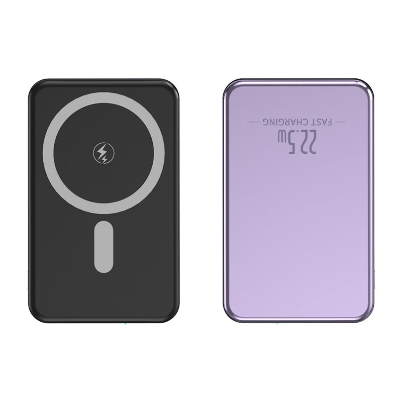Bærbar induksjons-powerbank med slankt design og LED-display Skanto