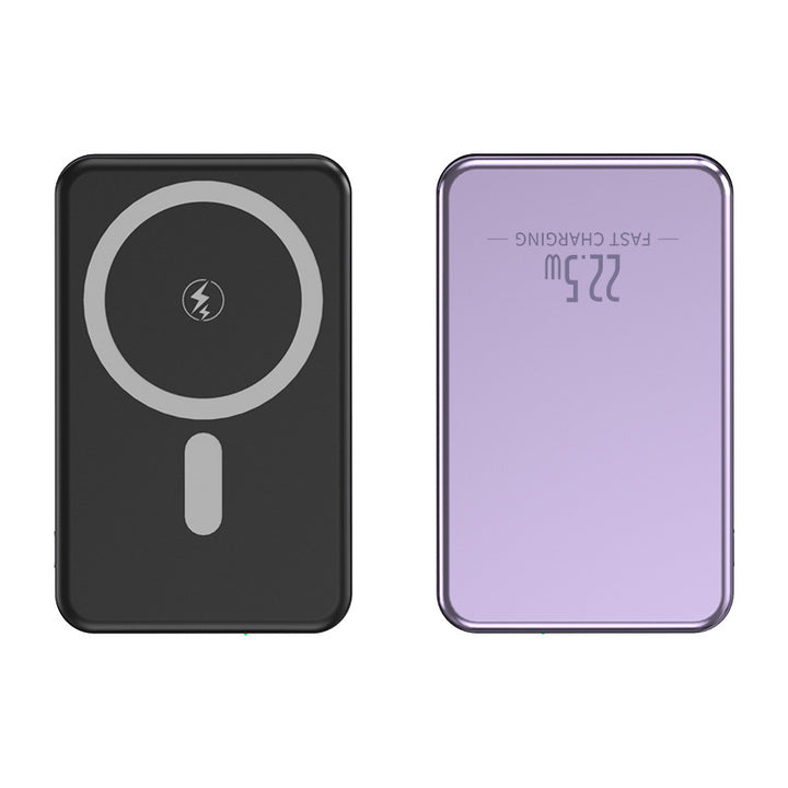 Bærbar induksjons-powerbank med slankt design og LED-display Skanto