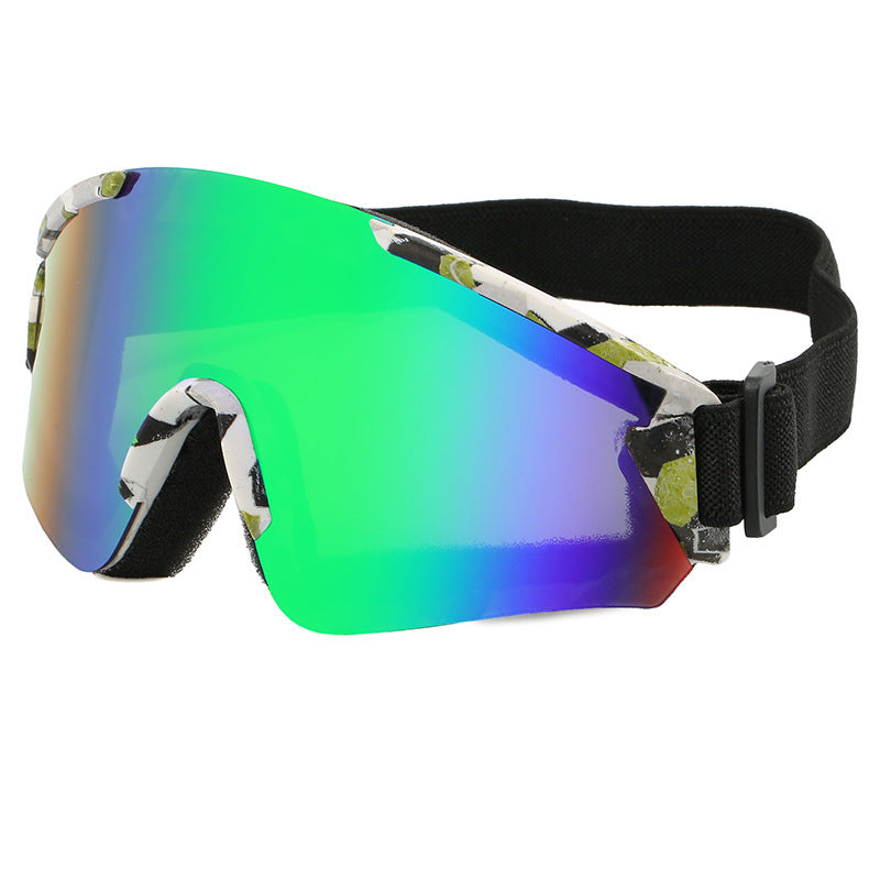 Dame Sport-solbrille med speilreflekterendes høyytelsesdesign Skanto
