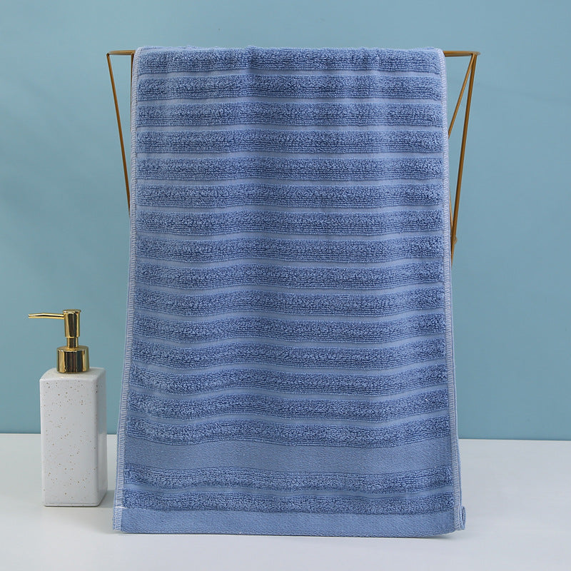 Høykvalitets frottéhåndkle med elegant stripemønster Skanto