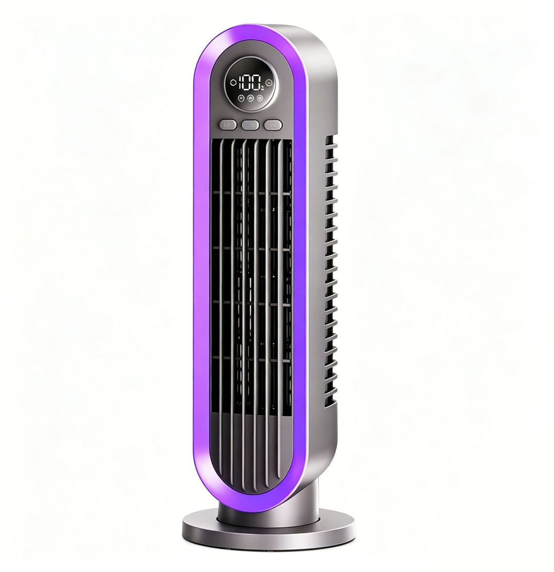 Herre Turmventilator med fjernkontroll og tidsur Skanto