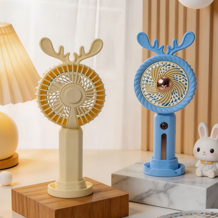 Dame Bærbar Håndvifte med kreativt Gevir-Design Skanto