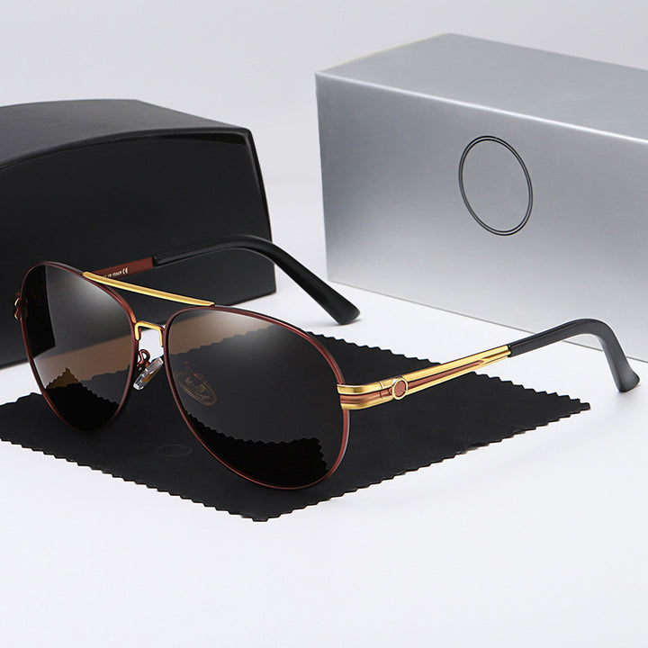 Dame elegant solbrille med smal ramme og UV-beskyttelse Skanto