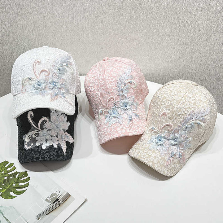 Kvinners broderte blonde baseball caps Skanto
