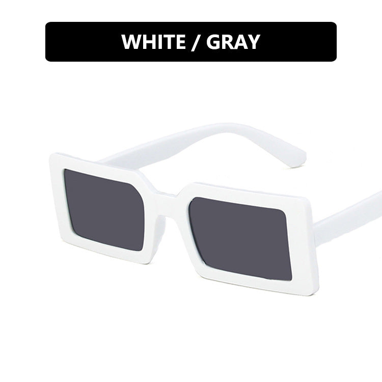 Women's square sunglasses with modern, wide frame and protective UV filter Skanto