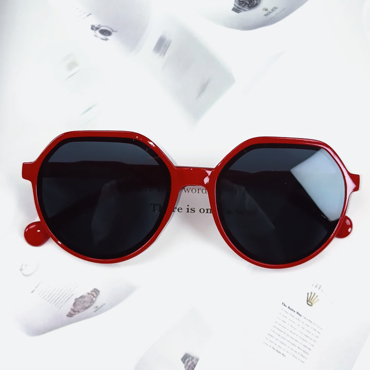 Dame Geometrisk solbrille med ekstravagant aksent Skanto