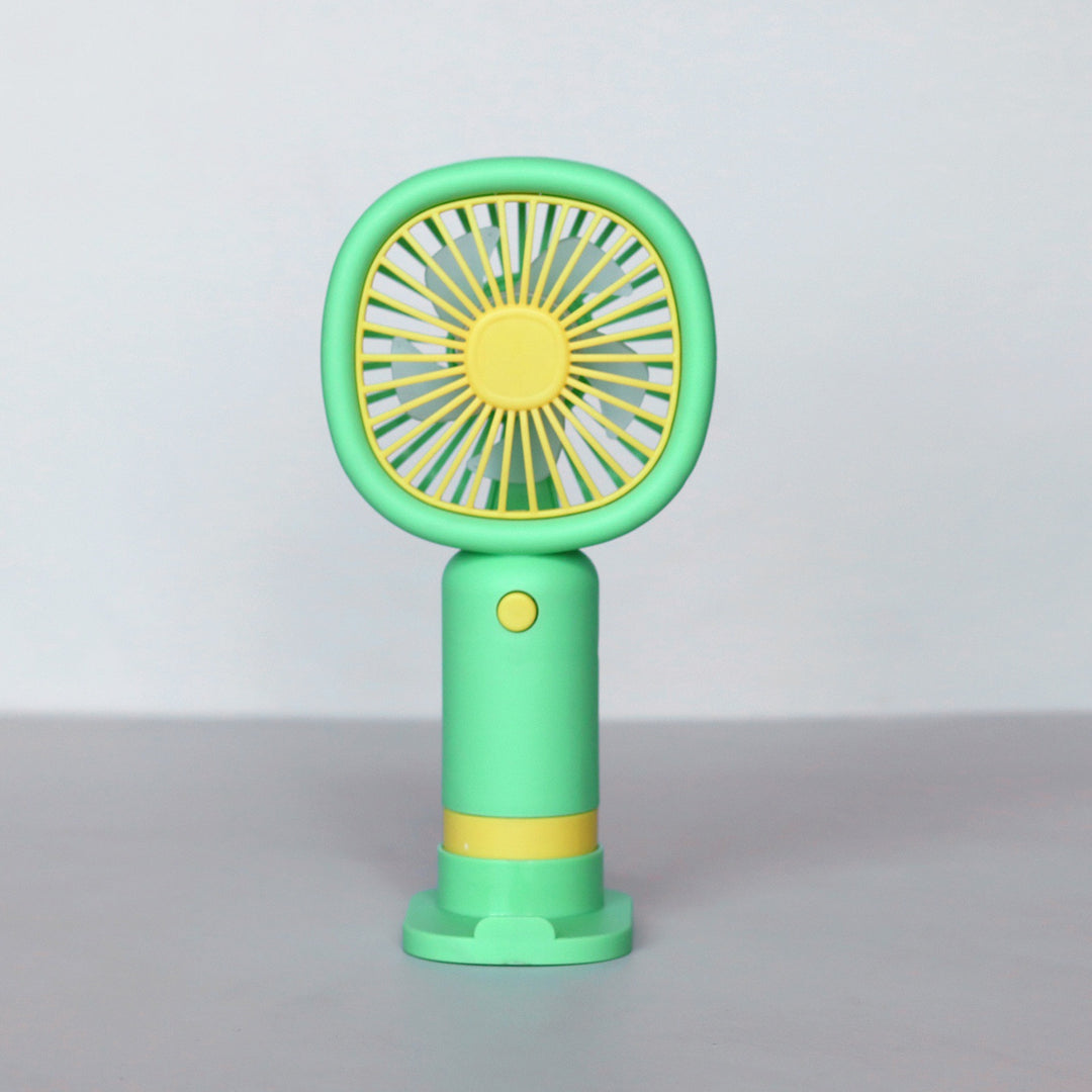 Unisex Håndholdt Vifte med ergonomisk design og praktisk ståfunksjon Skanto