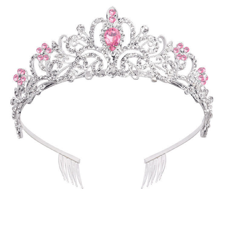 Damer Glitrende Krystall-Tiara med filigran design Skanto