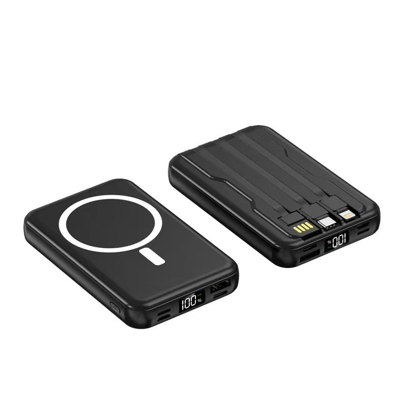 Bærbar Magnetisk Powerbank med Effektiv Hurtigladingsfunksjon Skanto