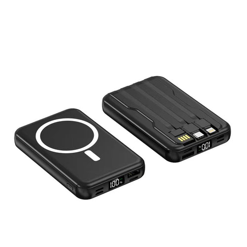 Bærbar Magnetisk Powerbank med Effektiv Hurtigladingsfunksjon Skanto