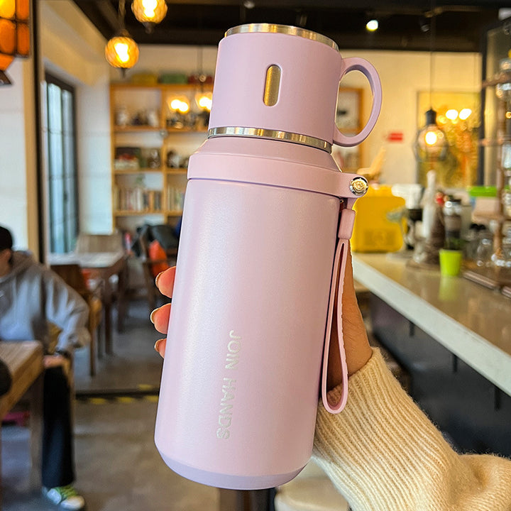 Damen Isolert Drikkeflaske med praktisk lekkasjebeskyttelse Skanto