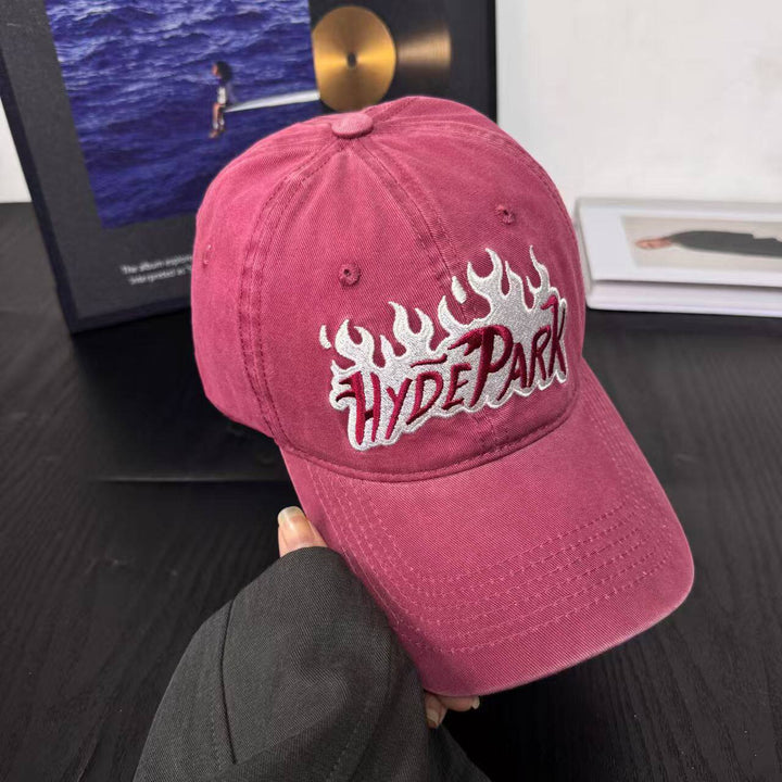 Menns Brodert Grafisk Caps Skanto