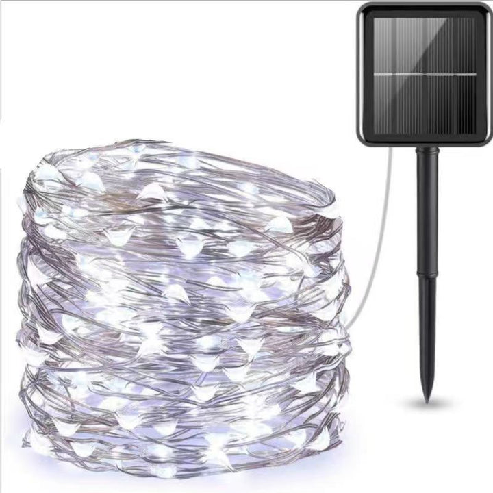 Ultra-fleksible sol mikro-LED eventyr lys med vanntett bakkenmontert panel Skanto