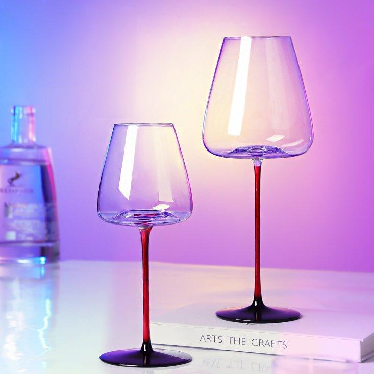 Krystallglass Rød Stilk Burgunder Glass | Skanto