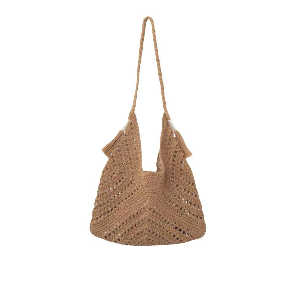 Flettet makramee bag Skanto