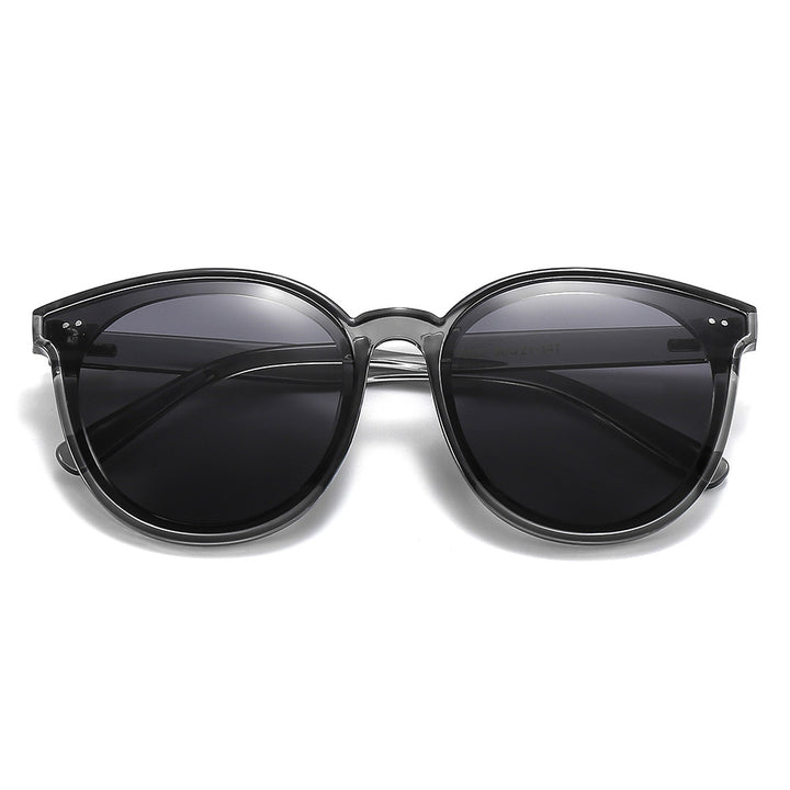 Dame Modisk solbrille med stort, elegant ramme Skanto