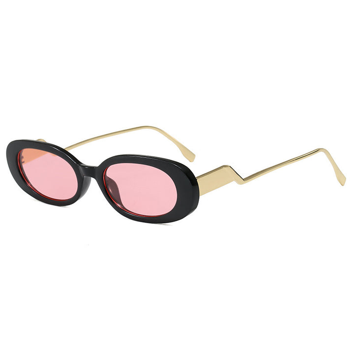 Women's retro-inspired sunglasses with modern design and prominent frame Skanto
