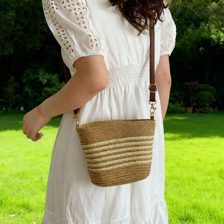 Håndlaget skulderveske i boho-stil Skanto