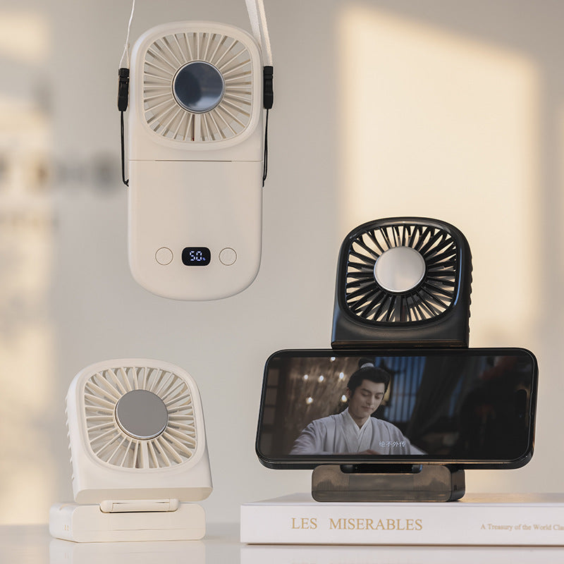 Unisex Oppladbar Mini Håndholdt Vifte Skanto