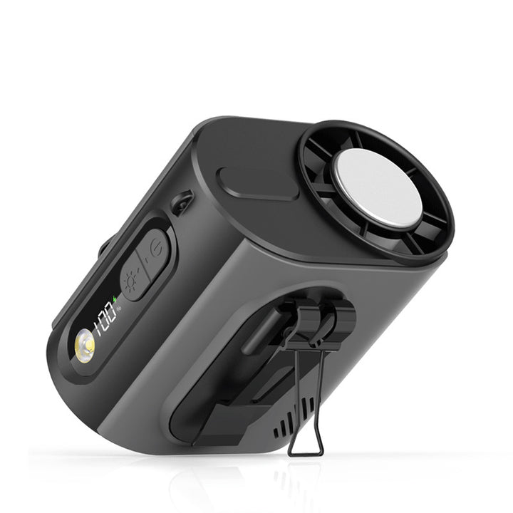Dame bærbar mini vifte med LED-lampe Skanto